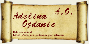Adelina Ojdanić vizit kartica
